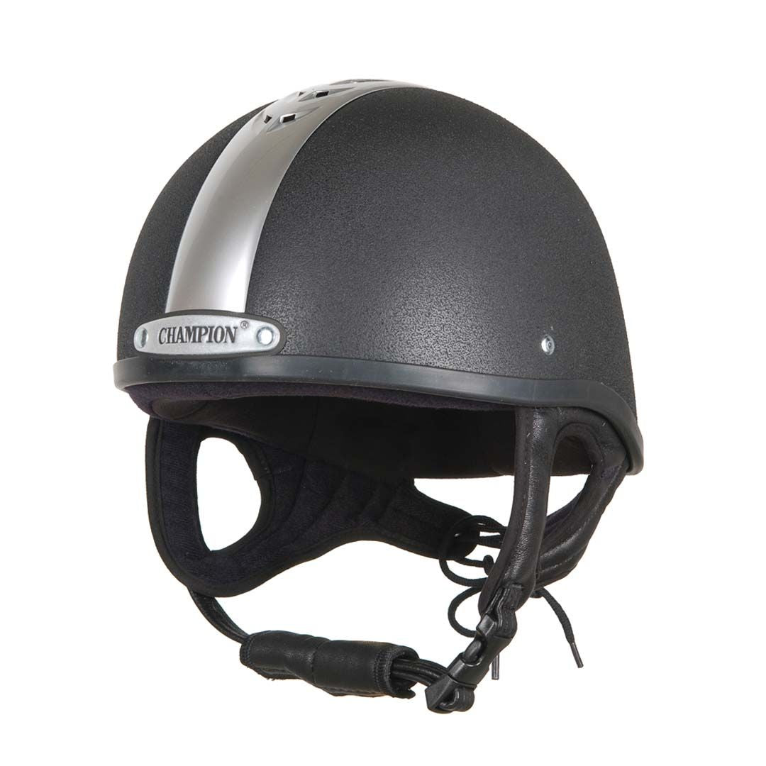 CHAMPION VENT-AIR DELUXE HELMET BLACK_SILVER