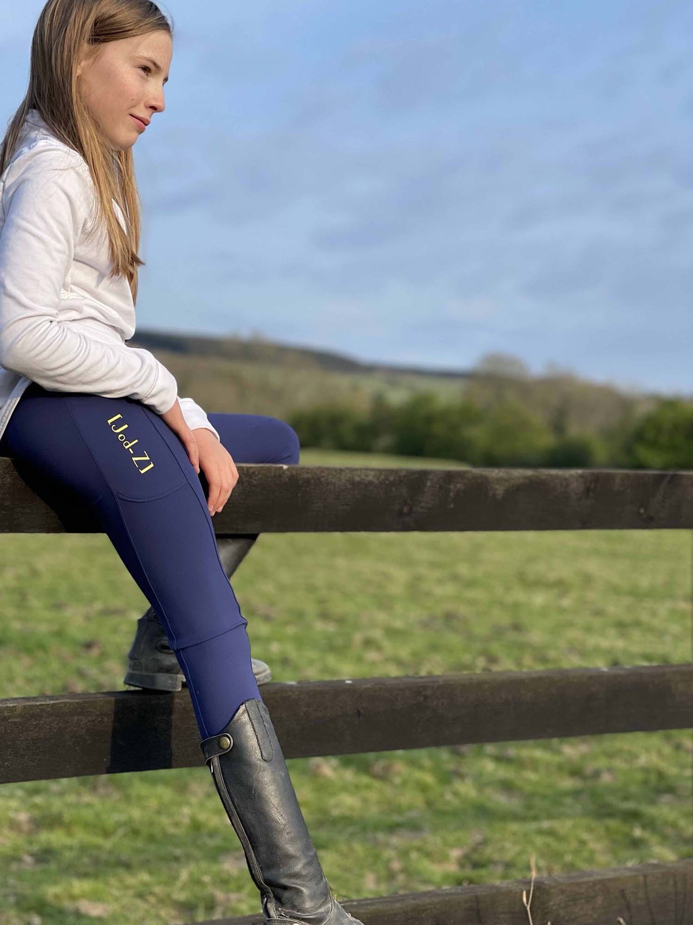 Jod-Z Riding Leggings - Marazine Blue