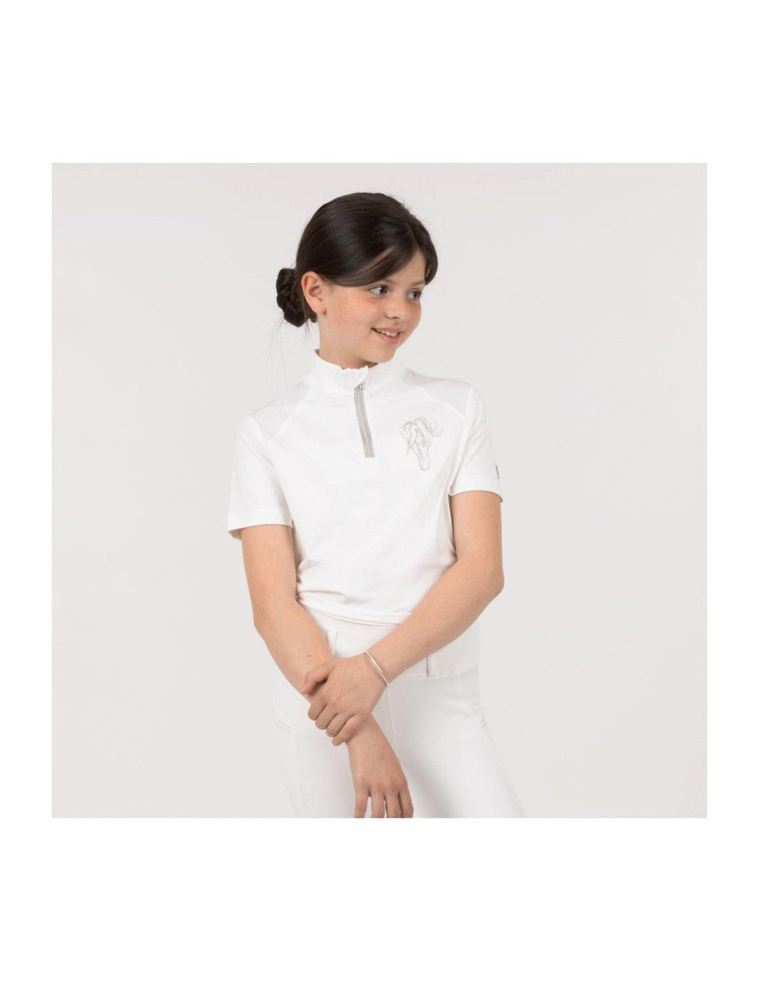 BR Cathy Children's Competition Shirt - White