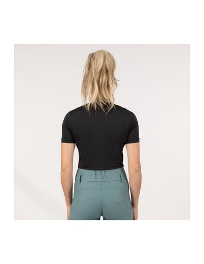 BR Chanelle Ladies Short Sleeve Shirt - Jet Black