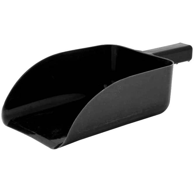 Plastic Feed Scoop Black