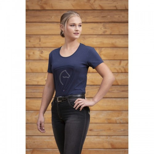 EQUITHEME Tessa T-Shirt Navy xxs